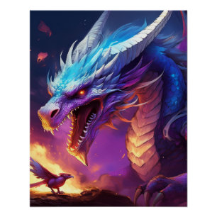 Póster Dragon Vs. Firebird