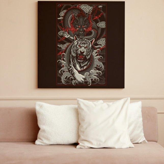 Póster Dragón vs. Tigre (Subido por el creador)