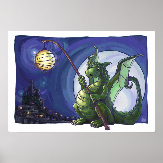 Póster Dragon Watch Art (Frente)