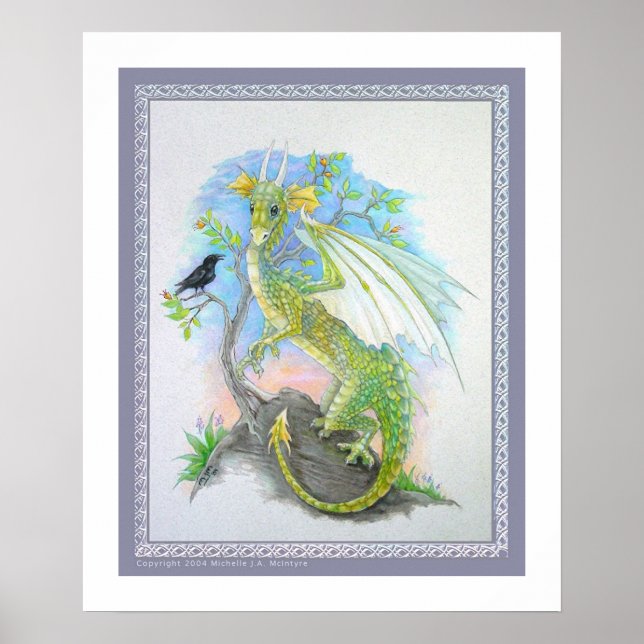 Póster Dragón y el Raven (Frente)