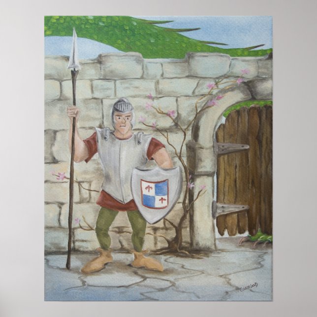 Póster Dragón y Poster Knight (Frente)