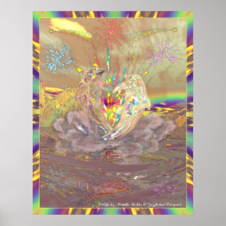 Póster Dragoncats Dolphin Dance Poster