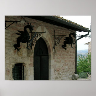 Póster Dragones de Asís