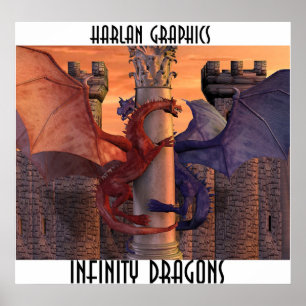 PÓSTER DRAGONES DE INFINIDAD