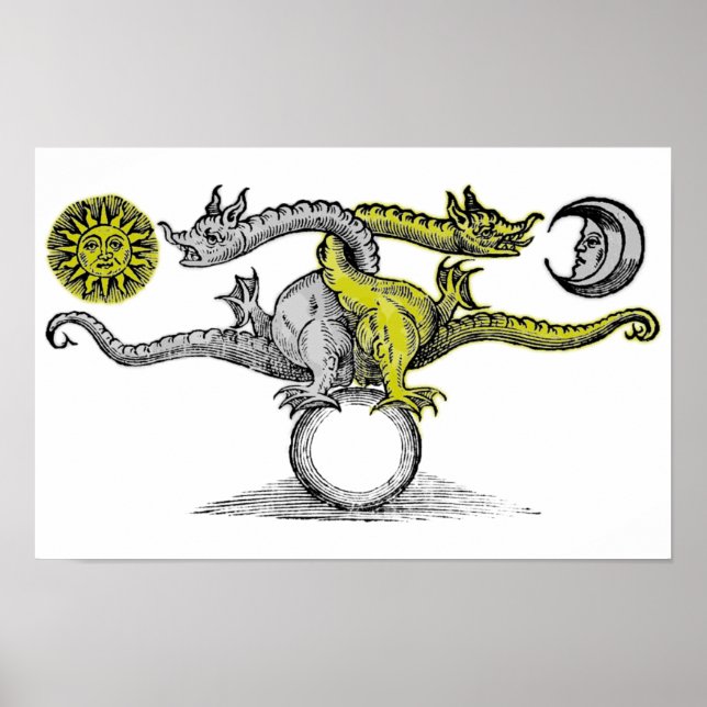 Póster Dragones de Oro y Plata (Frente)
