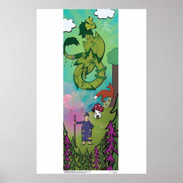 Póster - Dragones en el Bosque (Frente)
