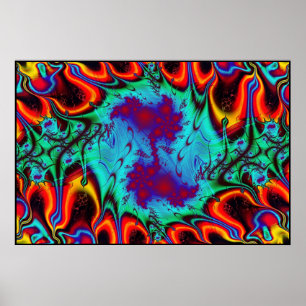 Póster Dragones locos