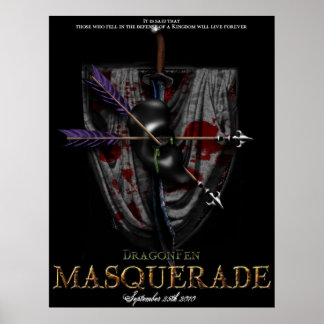 Póster DragonFen Masquerade Poster