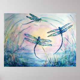 Póster Dragonflies