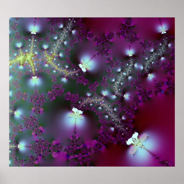 Póster Dragonflies eléctricos (Frente)