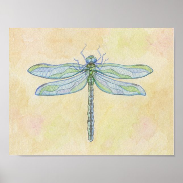 Póster Dragonfly art print (Frente)