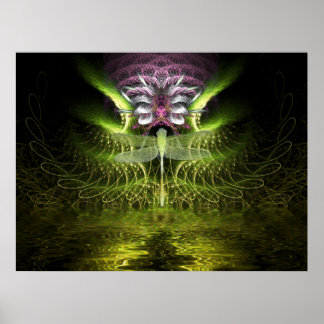 Póster Dragonfly Magic Poster