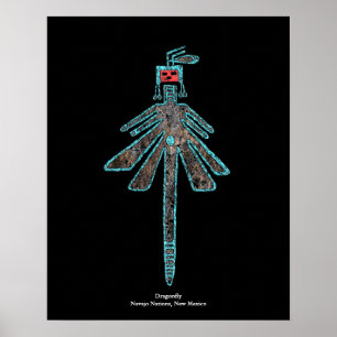 Póster Dragonfly, mitología de los insectos