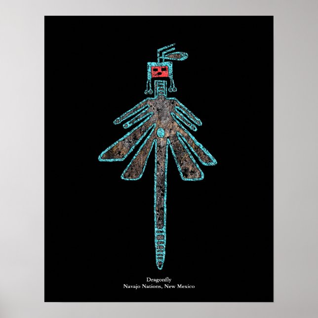 Póster Dragonfly, mitología de los insectos (Frente)