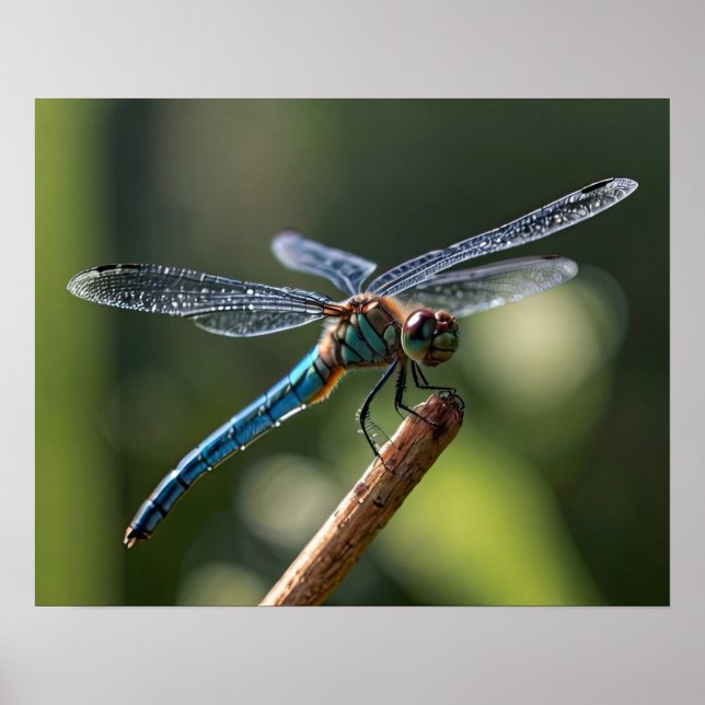 Póster Dragonismo azul (Frente)