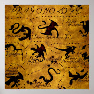 Póster Dragonology 1