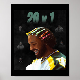 Póster Drake 20 V 1 Pegatina
