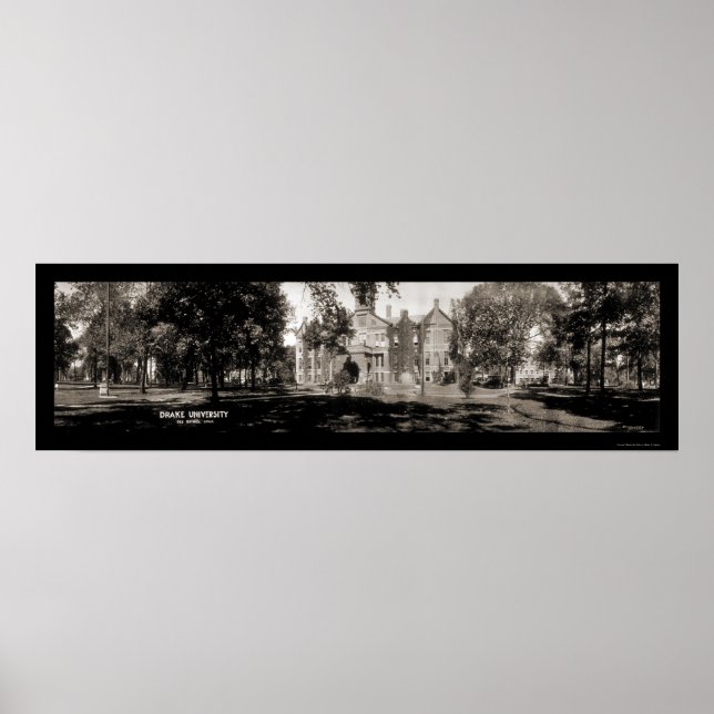 Póster Drake University IA Photo 1914 (Frente)