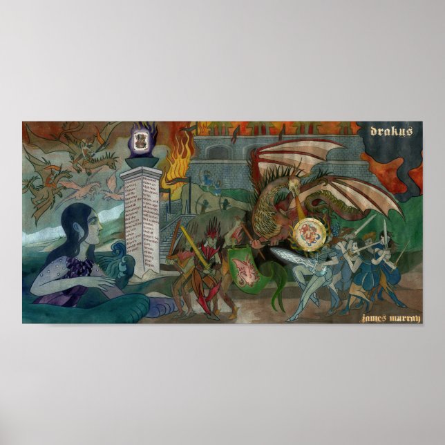 Póster Drakus Battle Poster (Frente)