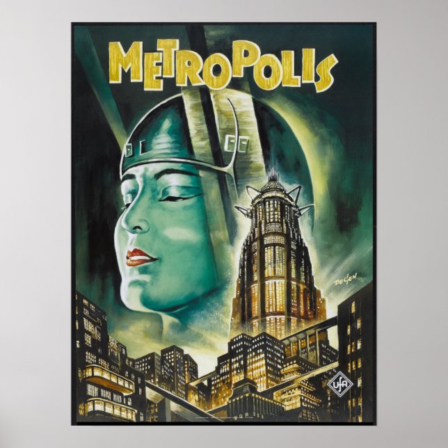 Póster Drama de ciencia ficción METROPOLIS Fritz Lang de  (Frente)
