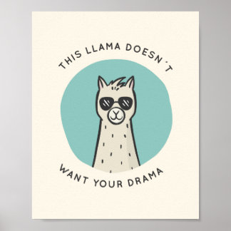 Póster Drama de Llama