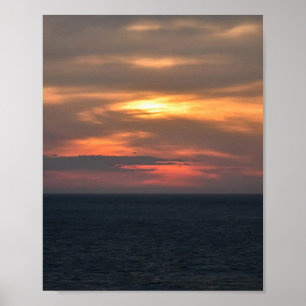Póster Drama de nubes al amanecer, Ocean City