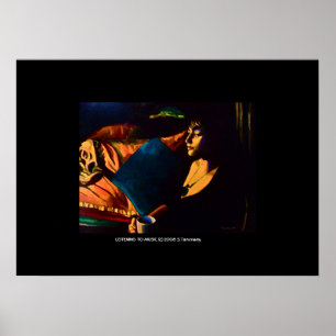 Póster Dramático Poster, ESCUCHANDO LA MÚSICA c) S.Tamman