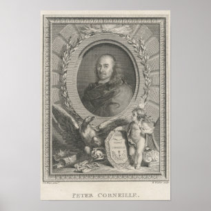 Póster dramaturgo de Pierre Corneille