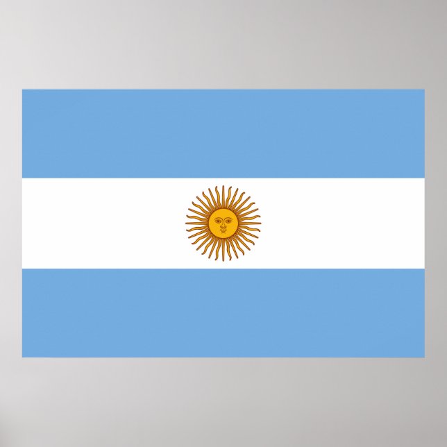 Póster Drapeau Argentine (Frente)
