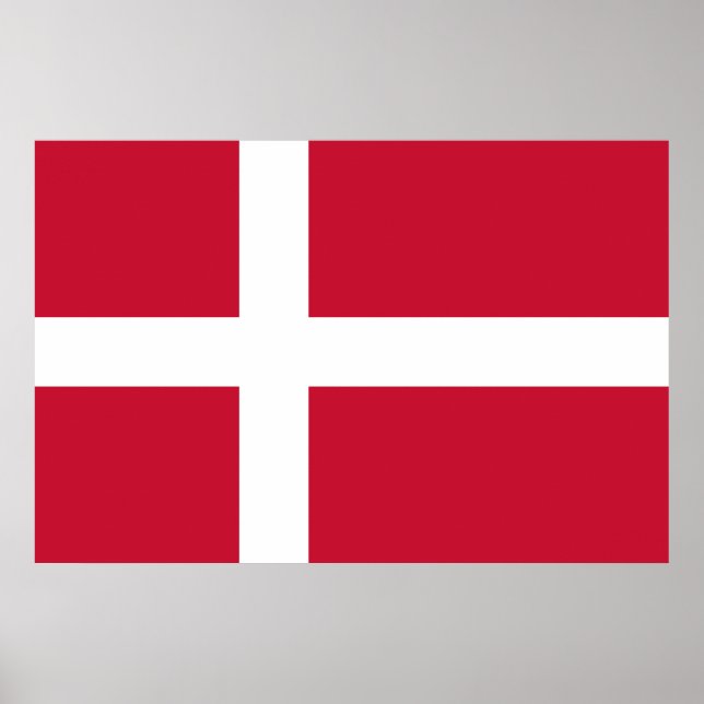 Póster Drapeau Danemark (Frente)