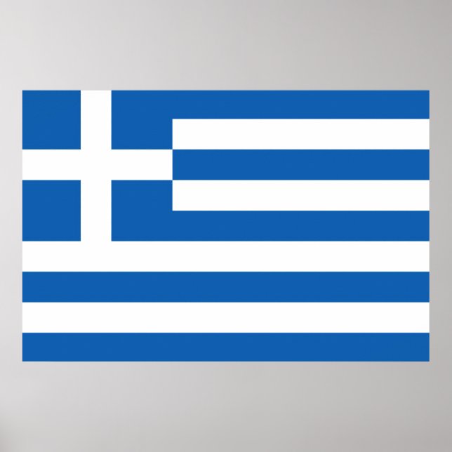 Póster Drapeau Grèce (Frente)