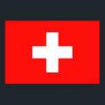 Póster Drapeau Suisse<br><div class="desc">Drapeau de la Suisse: "Unus pro omnibus,  omnes pro uno" → Un pour tous,  tous pour un!</div>