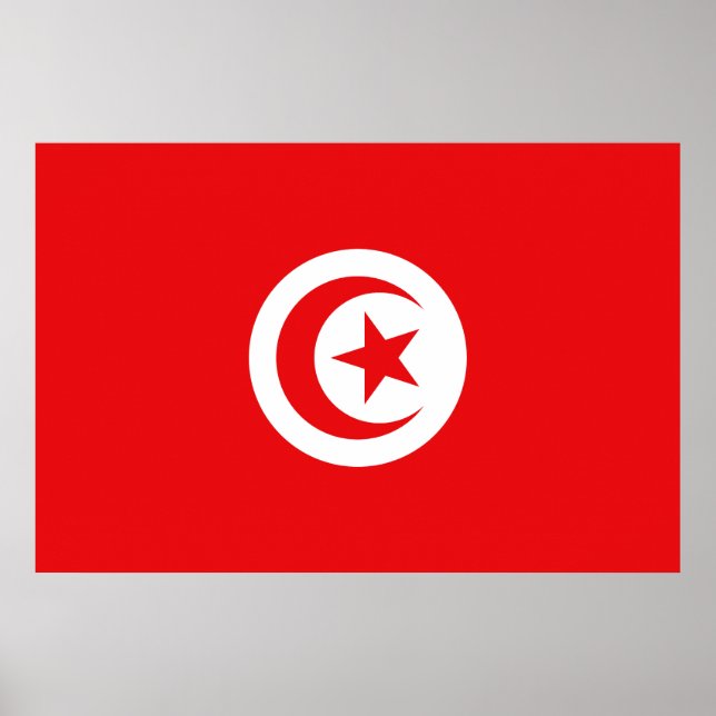 Póster Drapeau Tunisie (Frente)