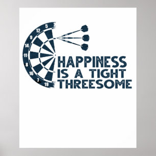 Póster Drats La felicidad del jugador es un trío apretado