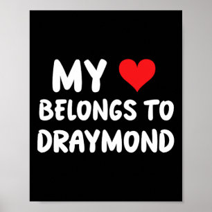 Póster Draymond - Mi corazón pertenece a Draymond - Amor 
