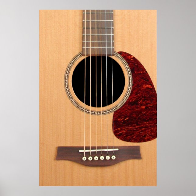 Póster Dreadnought Acoustic 6 String Guitar (Frente)