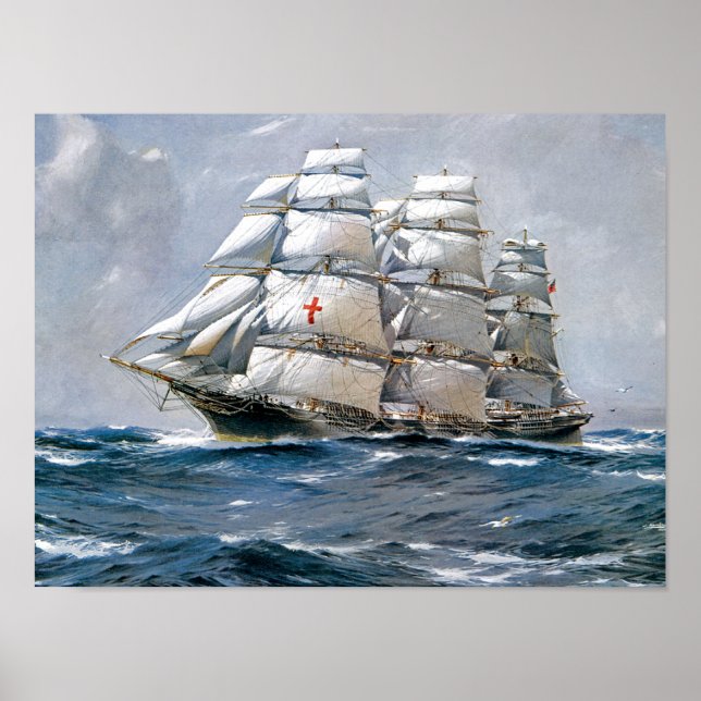 Póster Dreadnought Sailing Clipper (Frente)
