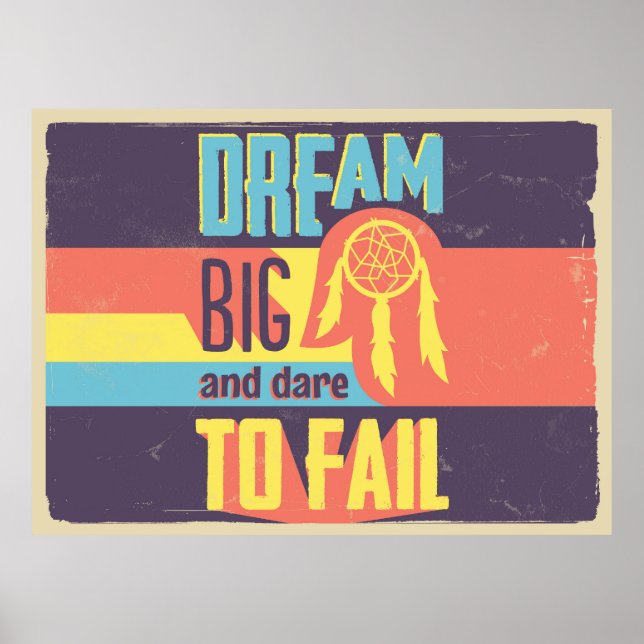 Póster Dream Big (Frente)