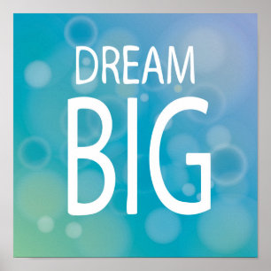 Póster Dream Big