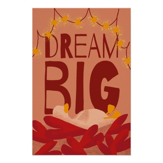 Póster Dream Big (Anverso)