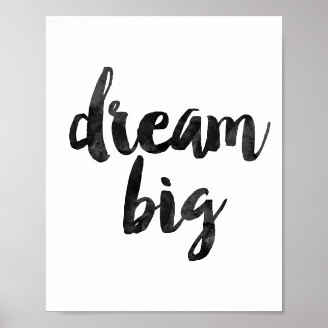 Póster Dream Big (Frente)