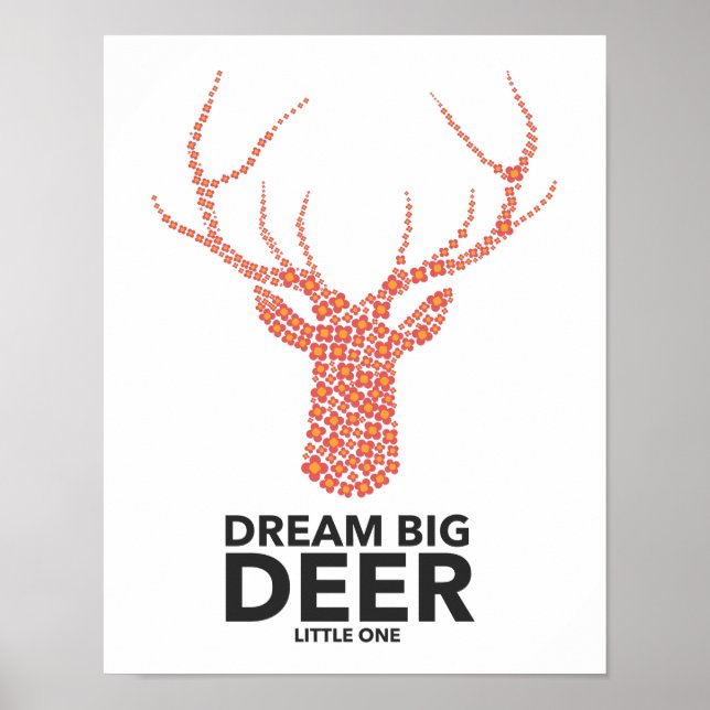 Póster Dream Big Deer Little One (Frente)