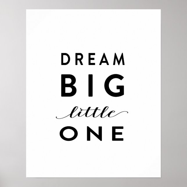 Póster Dream Big Little One - Art Print (Frente)