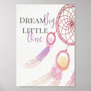 Póster "Dream Big Little One" Poster de sala para niños