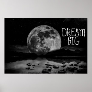 Póster Dream Big Moon