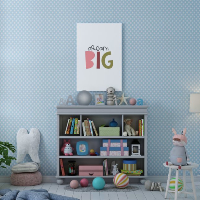 Póster Dream Big Typography (Subido por el creador)