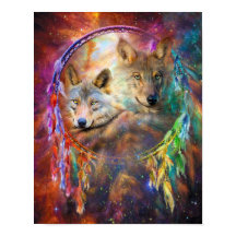 Dream Catcher - Poster de arte/impresión Wolf Spir