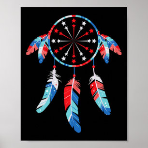 Póster Dream Catcher Wind Chimes 4 De Julio