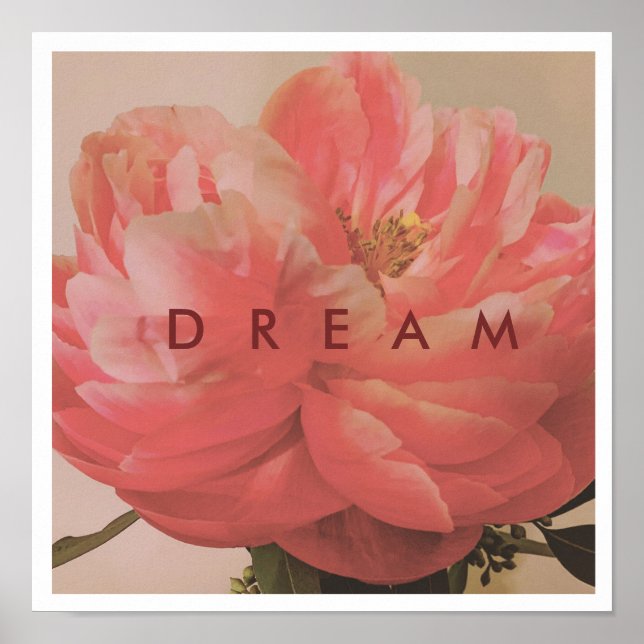 Póster Dream Floral (Frente)