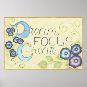 Póster Dream Focus Create Poster (Vívido)
